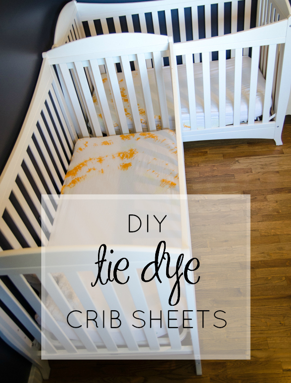 Over Here Diy Tie Dye Crib Sheets Lemon Thistle