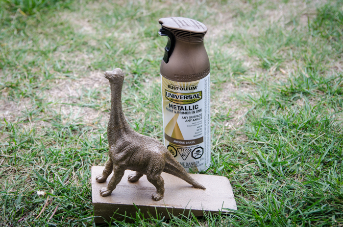 So cute! DIY Dino Doorstop (An Anthro Hack)