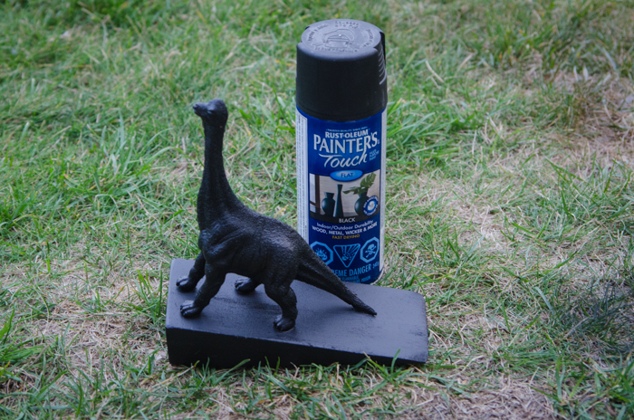 So cute! DIY Dino Doorstop (An Anthro Hack)