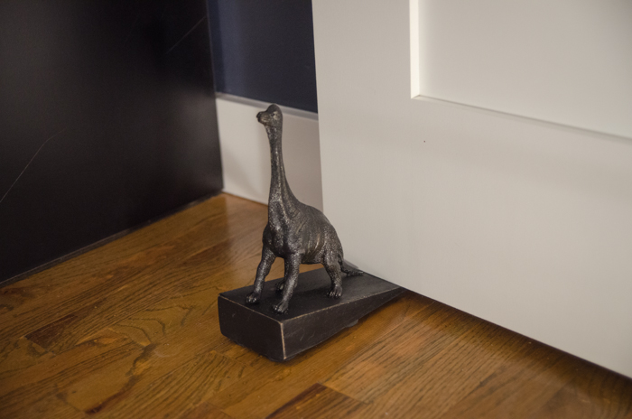 So cute! DIY Dino Doorstop (An Anthro Hack)