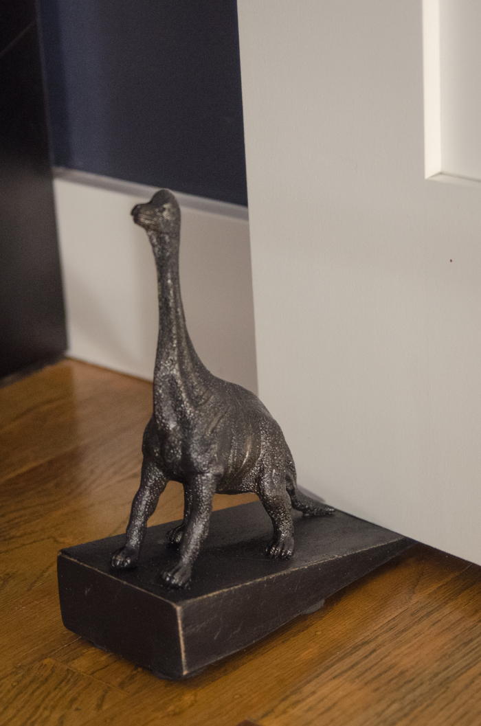 So cute! DIY Dino Doorstop (An Anthro Hack)