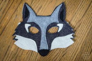 DIY Felt Animal Masks- 6 Printable Templates