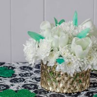 st patrick day floral centerpieces