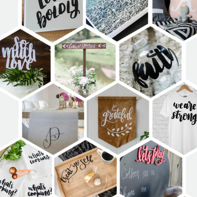 15 Rad DIYs that incorporate hand lettering... UHM these are so cool! Now I want to learn.