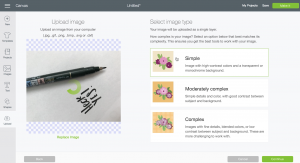 Screenshot: How to upload your own files to Cricut Design Space