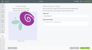 Screenshot: Upload an SVG File to Design Space