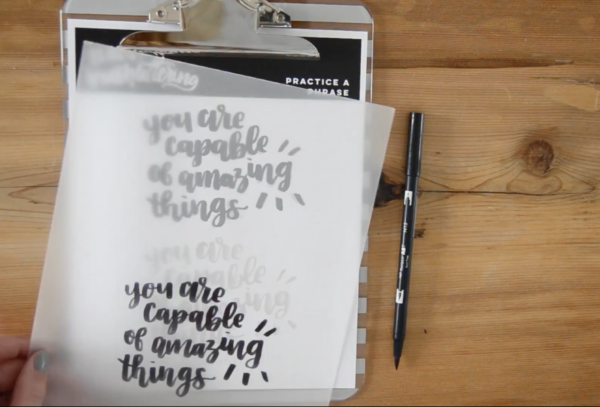 3 Ways: How To Use Printable Practice Sheets For Hand Lettering - Lemon 