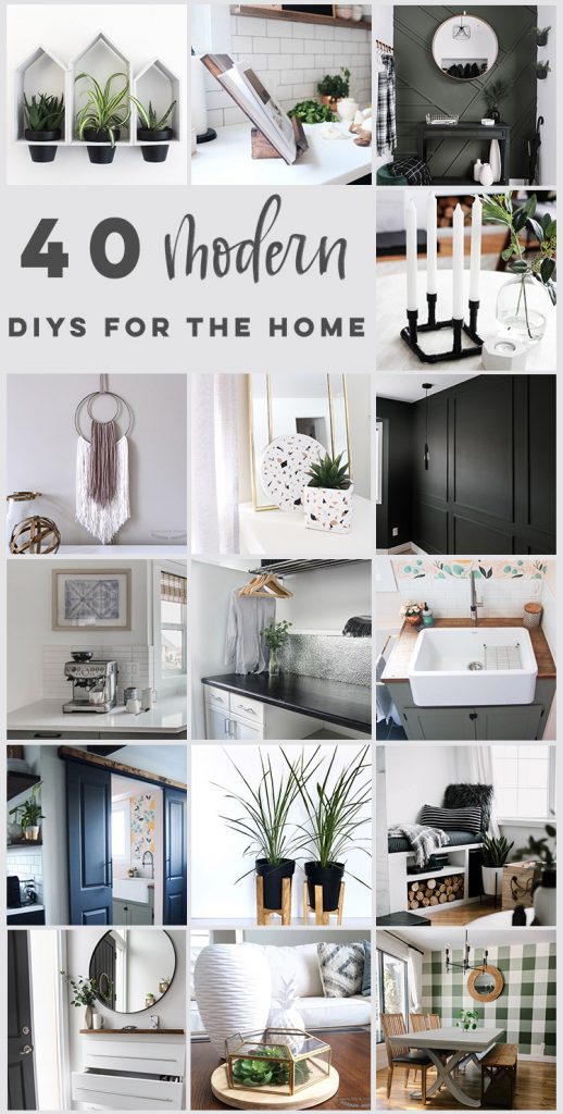 40 Modern Home DIYs - Lemon Thistle