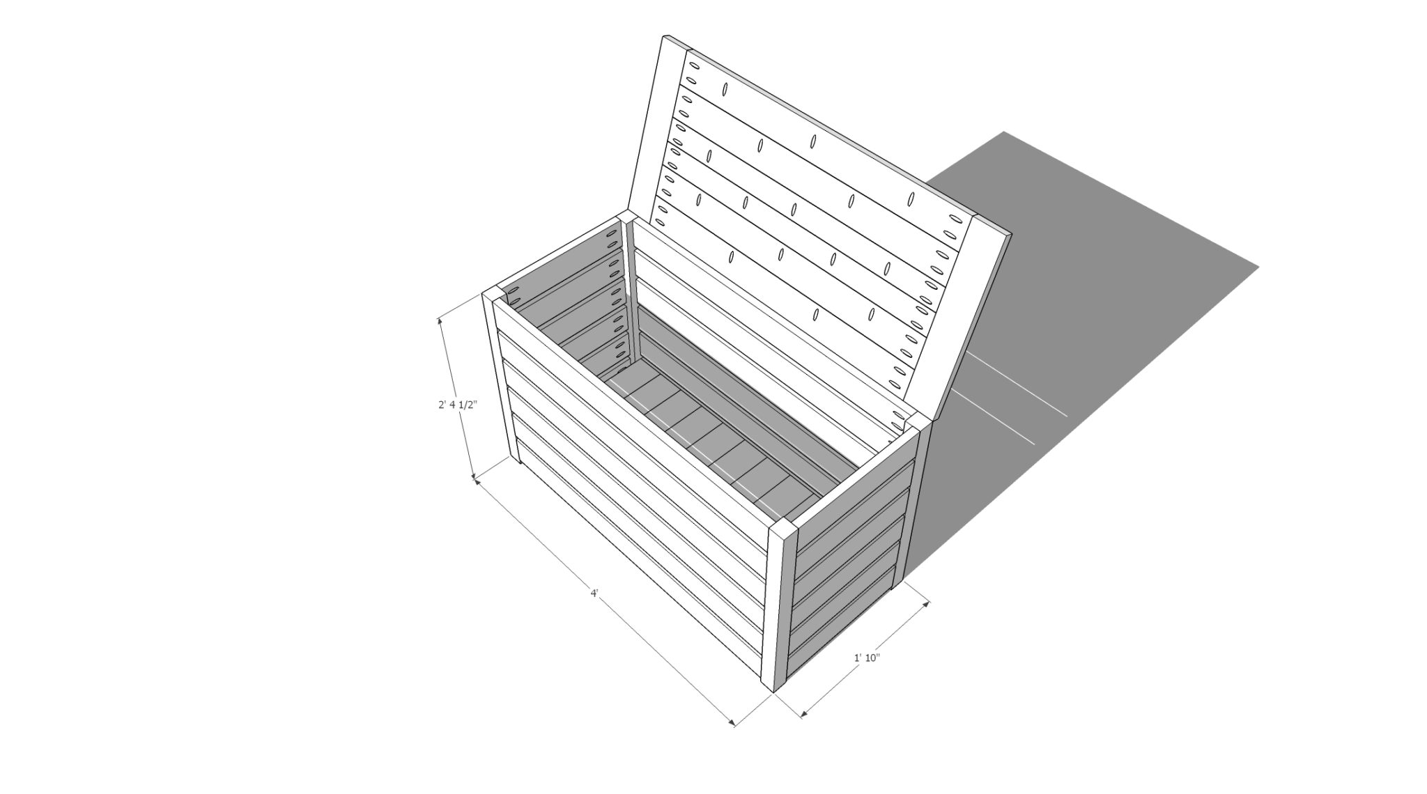 outdoor toy storage chest