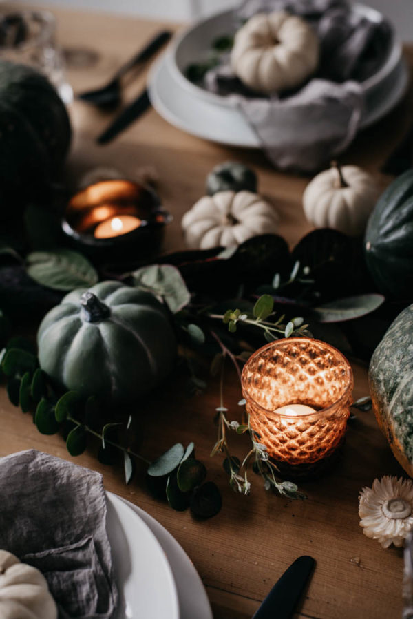 Autumn Greens: Fall Tablescape (Thanksgiving!) - Lemon Thistle