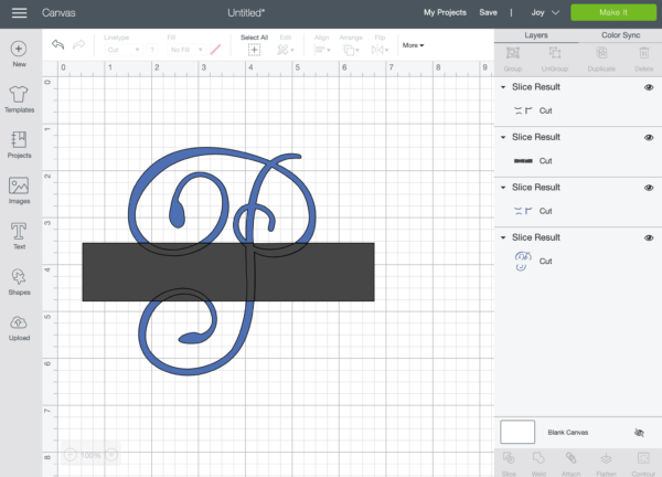 Make Monograms in Cricut Design Space - Lemon Thistle