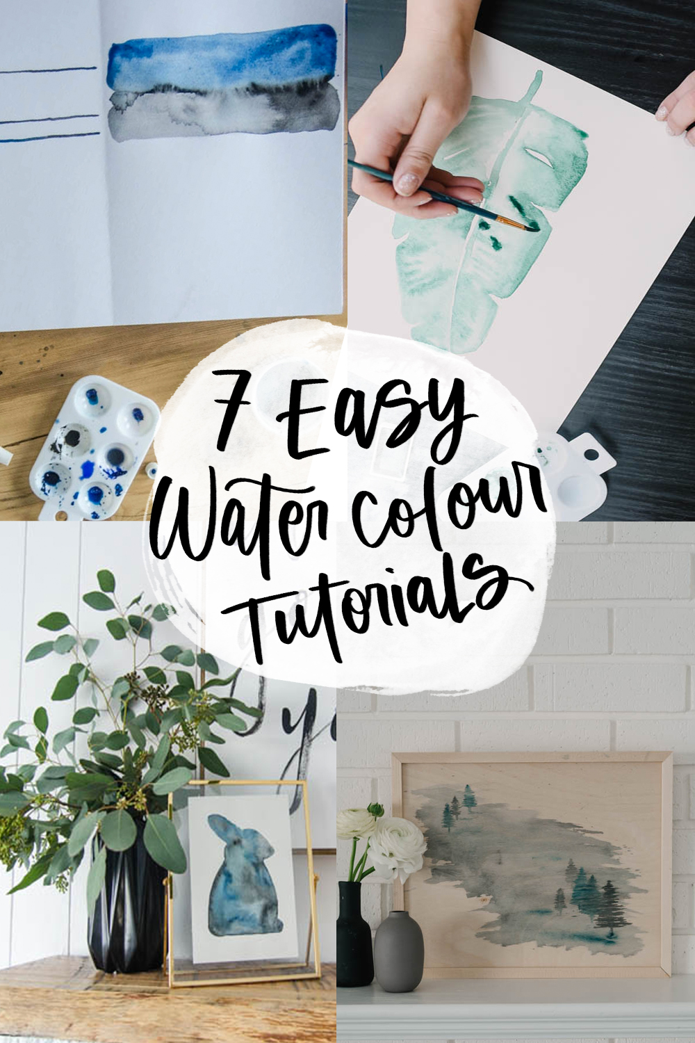 7 Easy Watercolor Projects Lemon Thistle